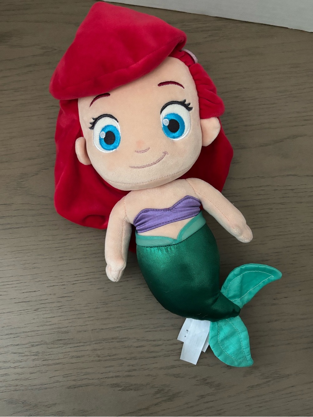Disney Store Ariel Little Mermaid Plush 14" Toddler Princess Doll Stuffed